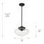 Luminaire suspendu de style école à 1 lumière Ingalls -1827169849-1827169850