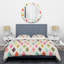 Ensemble de housse de couette mid-century diamond rétro-40703637