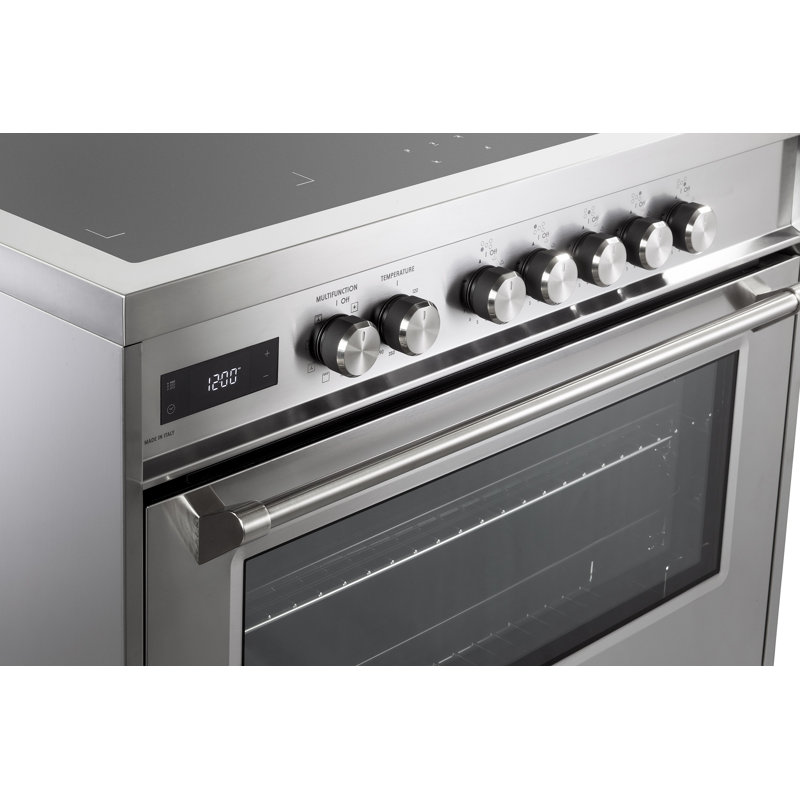 Verona Ultima Series 36 Inch Induction Range with 5 Induction Elements, Stainless