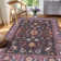 Nova Oriental Area Rug Washable Foldable Floral Vintage Carpet for Living Room Bedroom