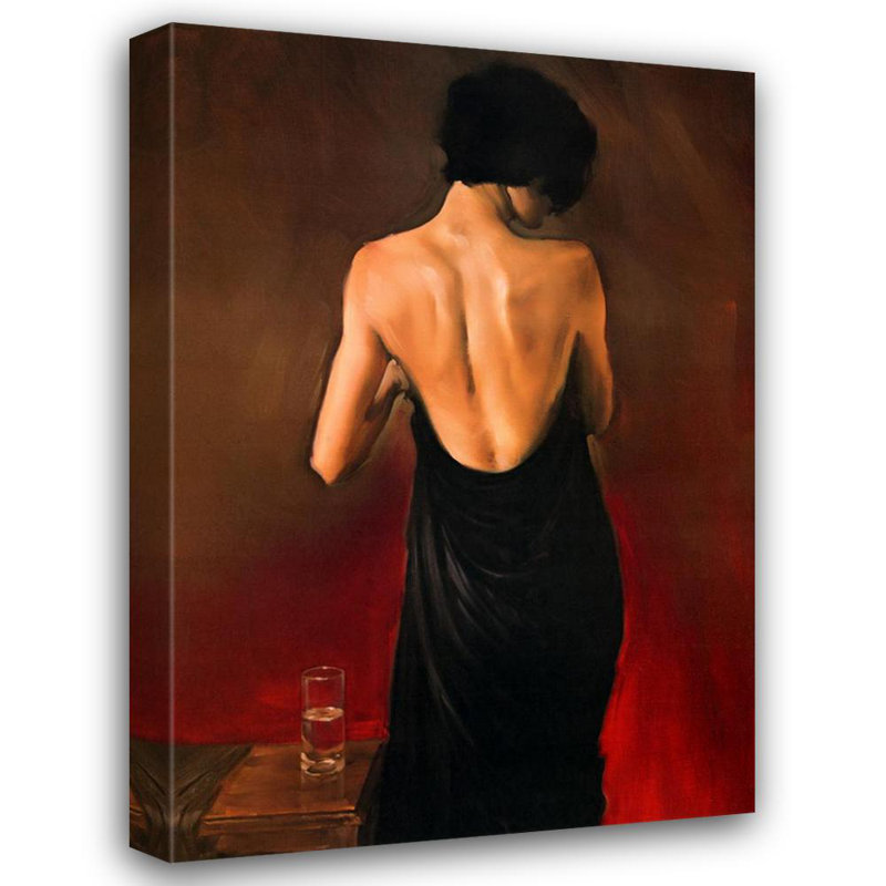 Black Drape, 40" H x 28" W