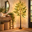71 " Bronzed Tree Floor Lamp