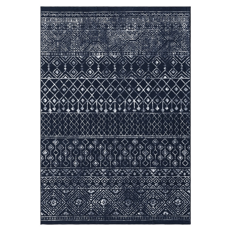 Orinoco Washable Floral Indoor Rug, Rectangle 9' x 12'