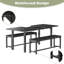 Ensemble de table de salle à manger extensible L 63 po x l 28 po Keuna-444938489-444938494