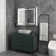 Azrielle Recessed or Surface LED Lighted Bathroom Medicine Cabinet with Mirror