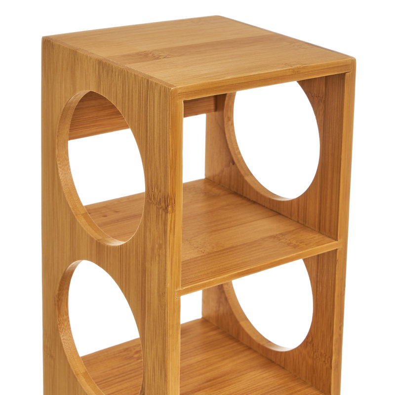 Jozlynn 5 Bottle Solid Wood Wall Mounted Wine Bottle Rack in