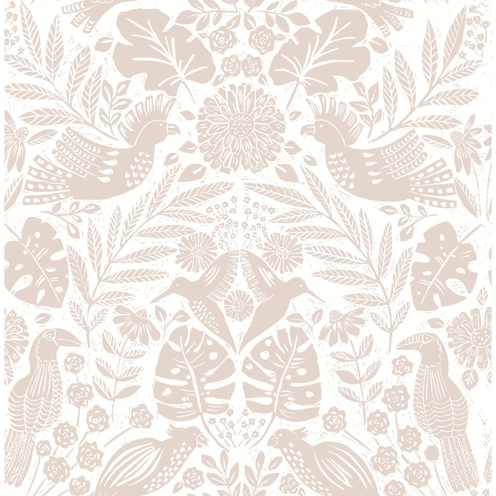 Pomona Floral Wallpaper, Pink