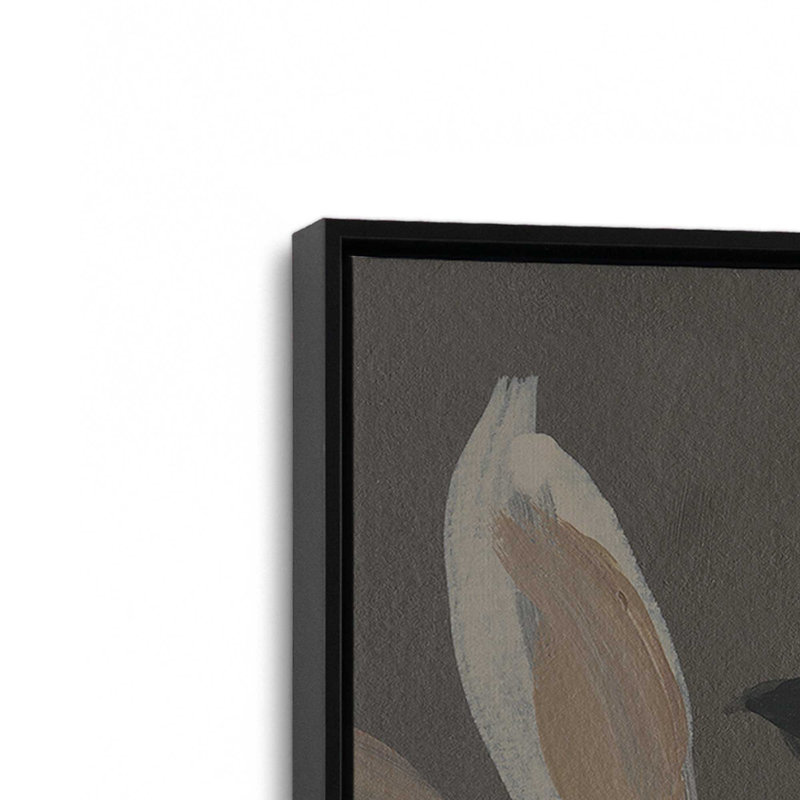 «Midnight Petal Dance», ensemble de 2 impressions sur toile, H 48 po x l 66 po, Impression encadrée sans passe-partout