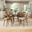 Upholstered Side Chairs with Padded Back-1018588238