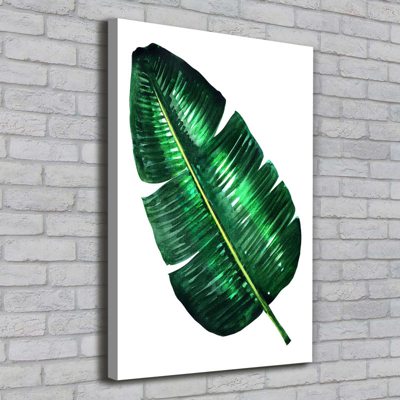 Banana Leaf - Wrapped Canvas Print