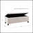 Tufted Top Soft-Close Storage Bench