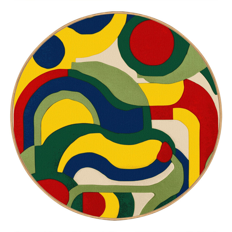 Snazzy Blast Rug, Round 3'