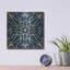 "Motif sur fond bleu" par Alonzo Saunders-1594851709