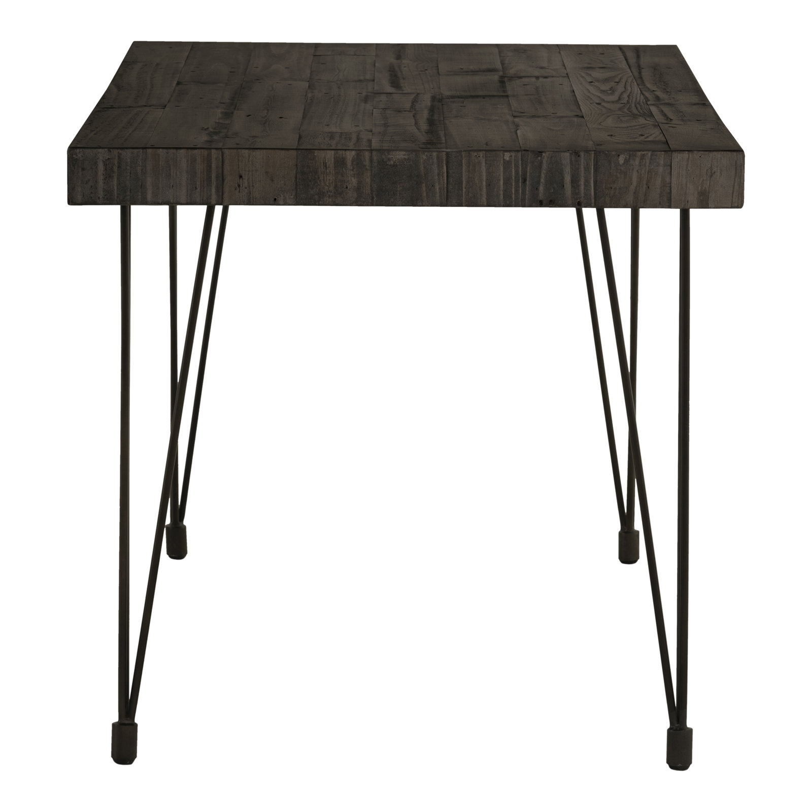 Libra 59" Pine Dining Table, Dark Gray