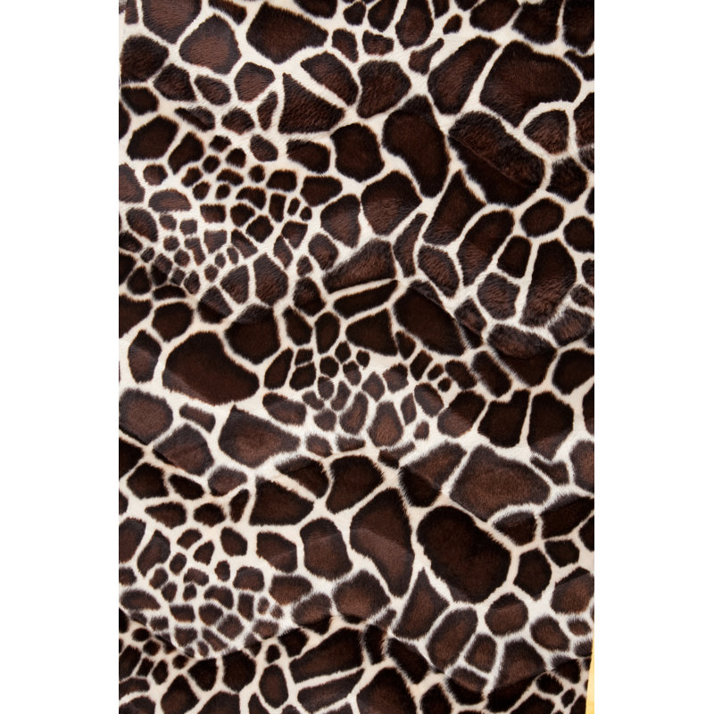 Giraffe Animal Print - Wrapped Canvas Print, 76cm H x 51cm W x 3.8cm D