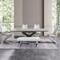 Banc avec repose-pieds Cemal