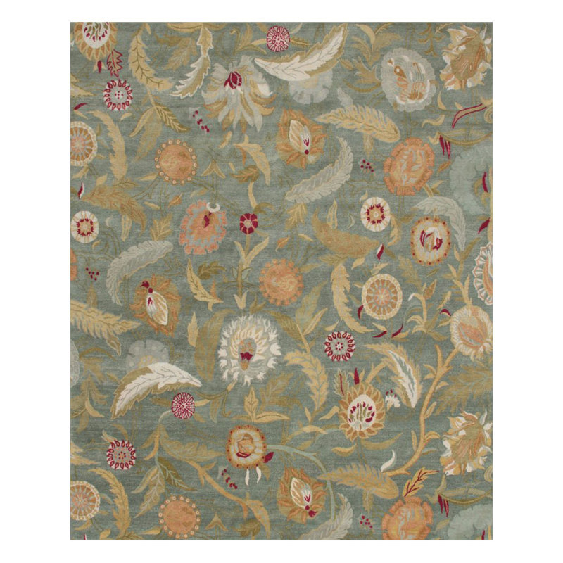 Classic Floral Area Rug, Rectangle 5' x 8'