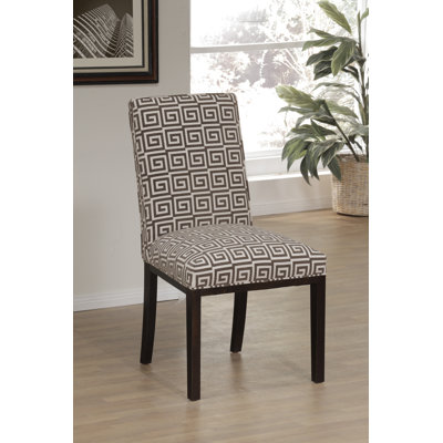 Chaise parsons rembourrée en polyester Jabraylin