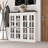 47.2 '' Four-Layer Square Combatable Bookcase With Glass Doors-1642541965