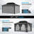 Aluminum Permanent Patio Gazebo with Double Roof-115801580