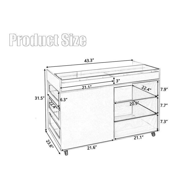Movable Storage Island