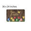 Easter Eggs on Wood Bath Mat, 36 x 24 inch