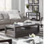 3 - Piece Glass Top Living Room Table Set