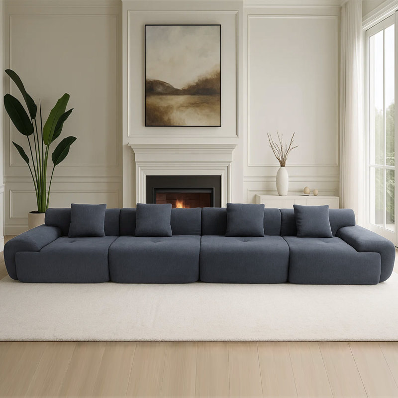 Canapé modulaire Boneless, Gris