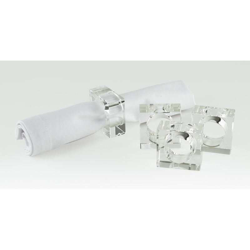 Glass Napkin Holder, Clear