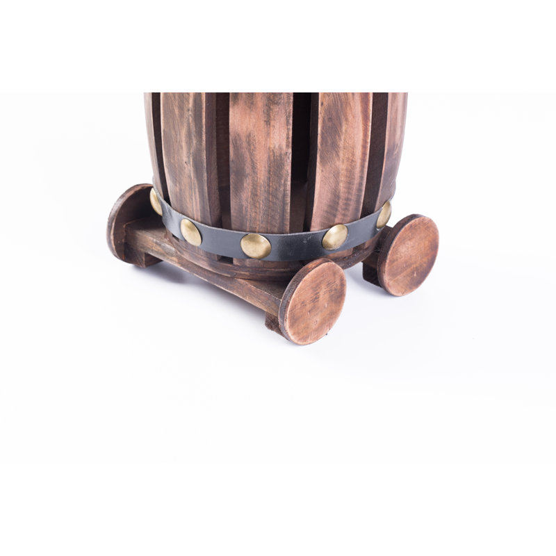 Support à vin de table pour 1 bouteille cart Cornelison