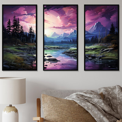 Art mural Northern Light