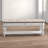 Colchester Chenille Upholstered Bench with Shelves