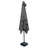 Randle 3m x 2 m Rectangular Traditional Parasol Grey