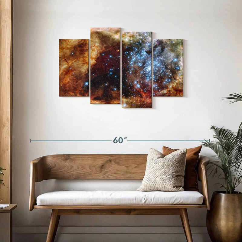 Oberle Globular Star Clusters, 27" H x 43" W