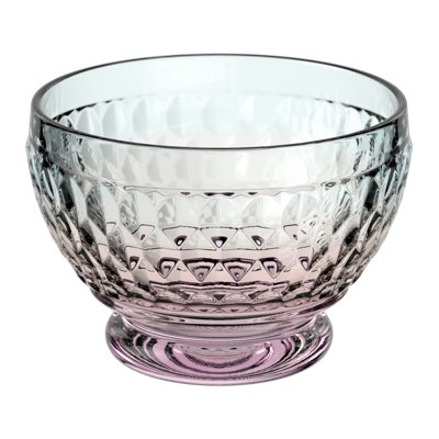 Villeroy & Boch Boston Pearl Collection Dessert Bowl, Made in Germany, Multicolored Shimmering, Dishwasher-safe, Bowl for Desserts & Snacks, Glass Bowl, Colored Crystal Glass, 8.5 oz Capacity
