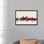 Skyline Series: Oxford, Angleterre, Royaume-Uni, impression sur toile tendue beige