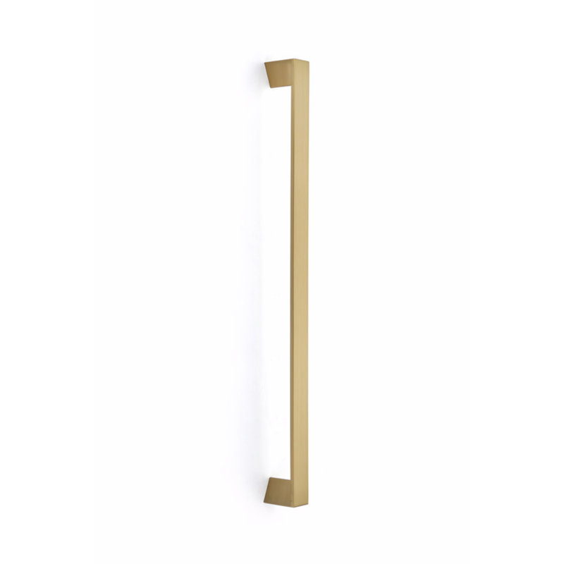 Emtek Trinity Cabinet Pull, Satin Brass, 18" Center to Center
