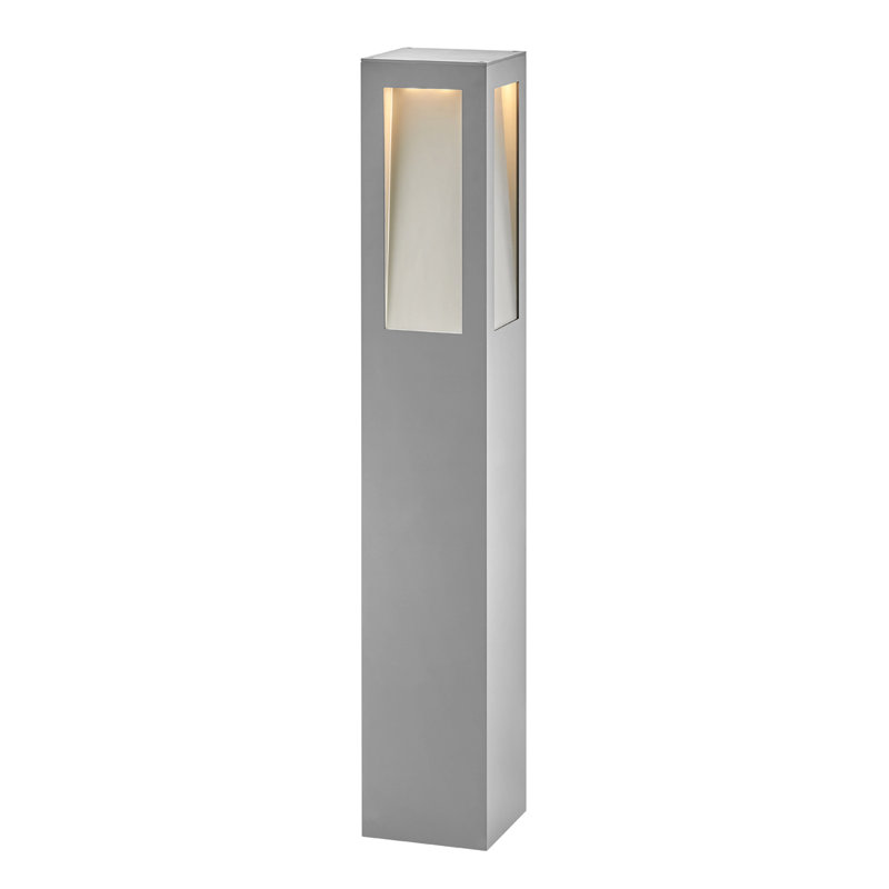 Taper Integrated LED Metal Bollard Light, Titanium