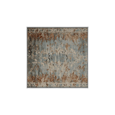 Machine Washable Gray Area Rug