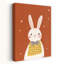 Adorable reproduction d'art mural de lapin mignon et minimaliste-1064771386