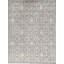 Tapis gris / ivoire noué à la main de haute qualité