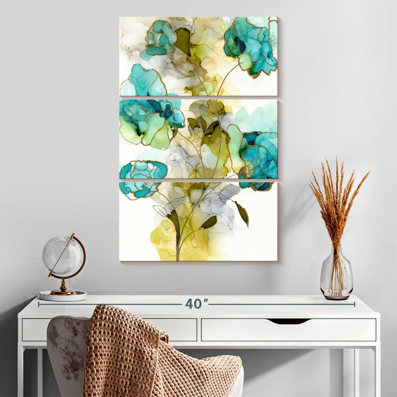 Avery Flower Facets II, 32" H x 20" W