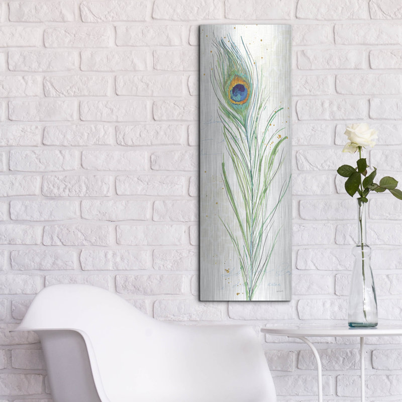 «Peacock Garden VI» par Anne Tavoletti, H 36 po x l 12 po