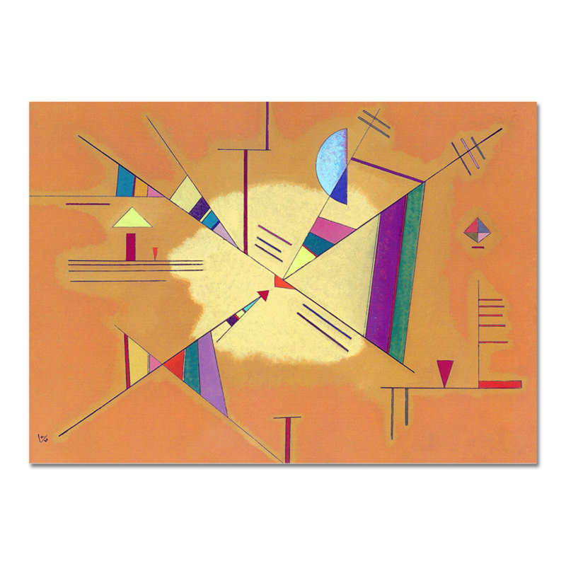 Diagonale by Wassily Kandinsky - Rectangle Print, 100cm H x 140cm W