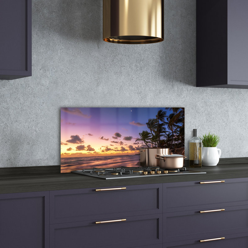 Kwinana 50cm W x 100cm L Glass Peel and Stick Panel