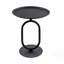 2 PCS. Table de bout en forme de lanterne en métal, petite table d'appoint ronde, table basse moderne à cocktail, petit piédestal d'appoint pour petits coins de salon