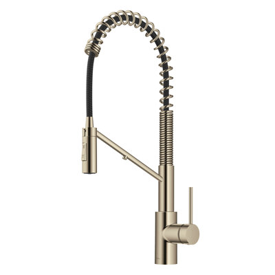Oletto 2-in-1 Pull-Down Single Handle Kitchen Faucet