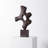 Brown Free Form Solid Wood Decorative Object