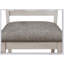 Ensemble de table de salle à manger extensible de style chalet 5 pièces avec finition gris craie à deux tons, feuilles de réfectoire auto-rangeables pour des sièges polyvalents