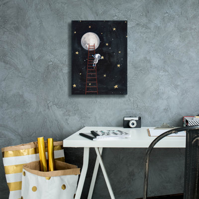  'Grab A Star' by Rachel Nieman Canvas Wall Art, 12" x 16"
